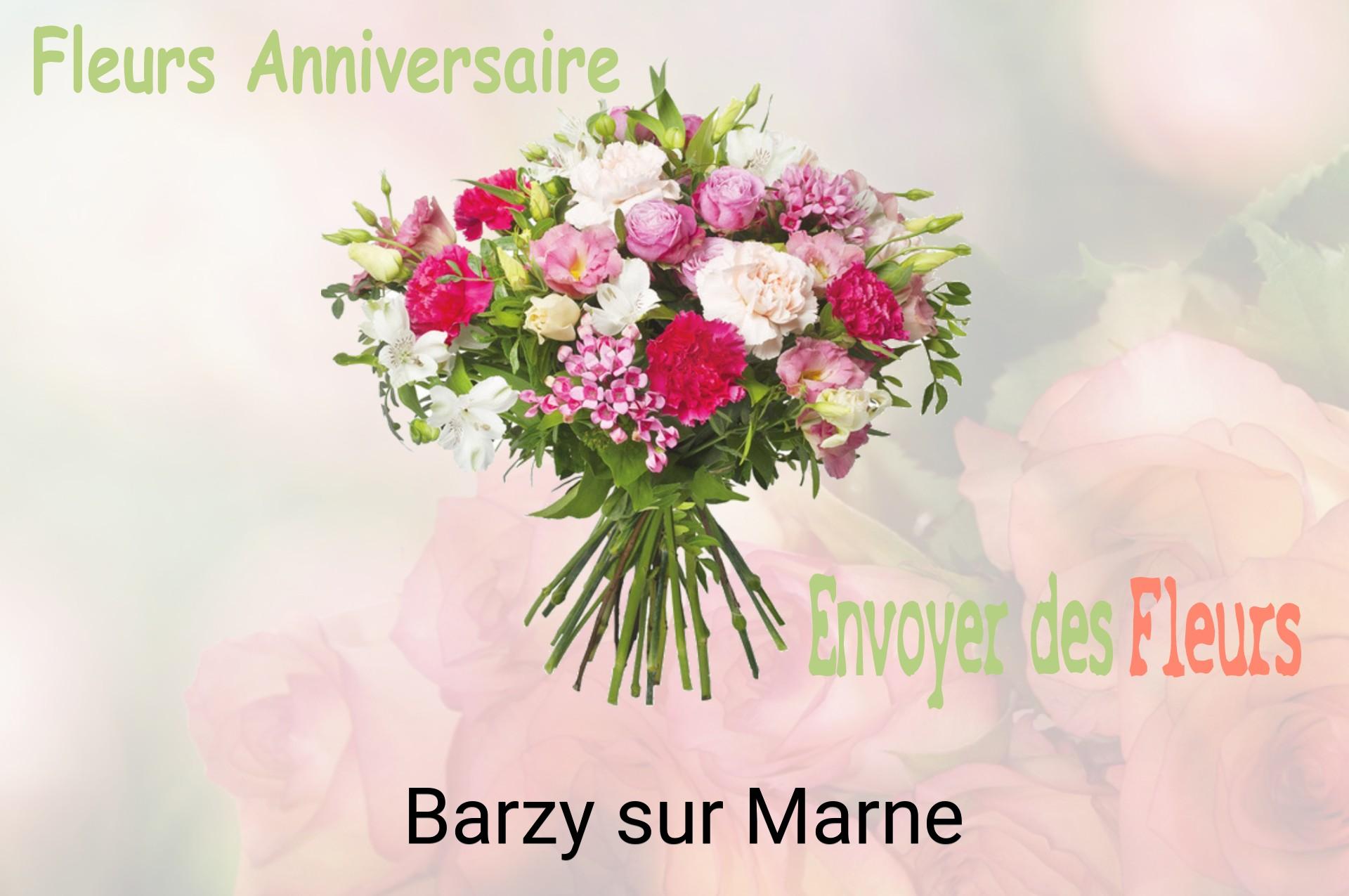 Bouquet de fleurs d’anniversaire livré à Barzy-sur-Marne