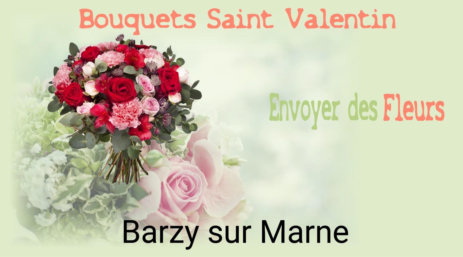Roses de Saint-Valentin livrées à Barzy-sur-Marne